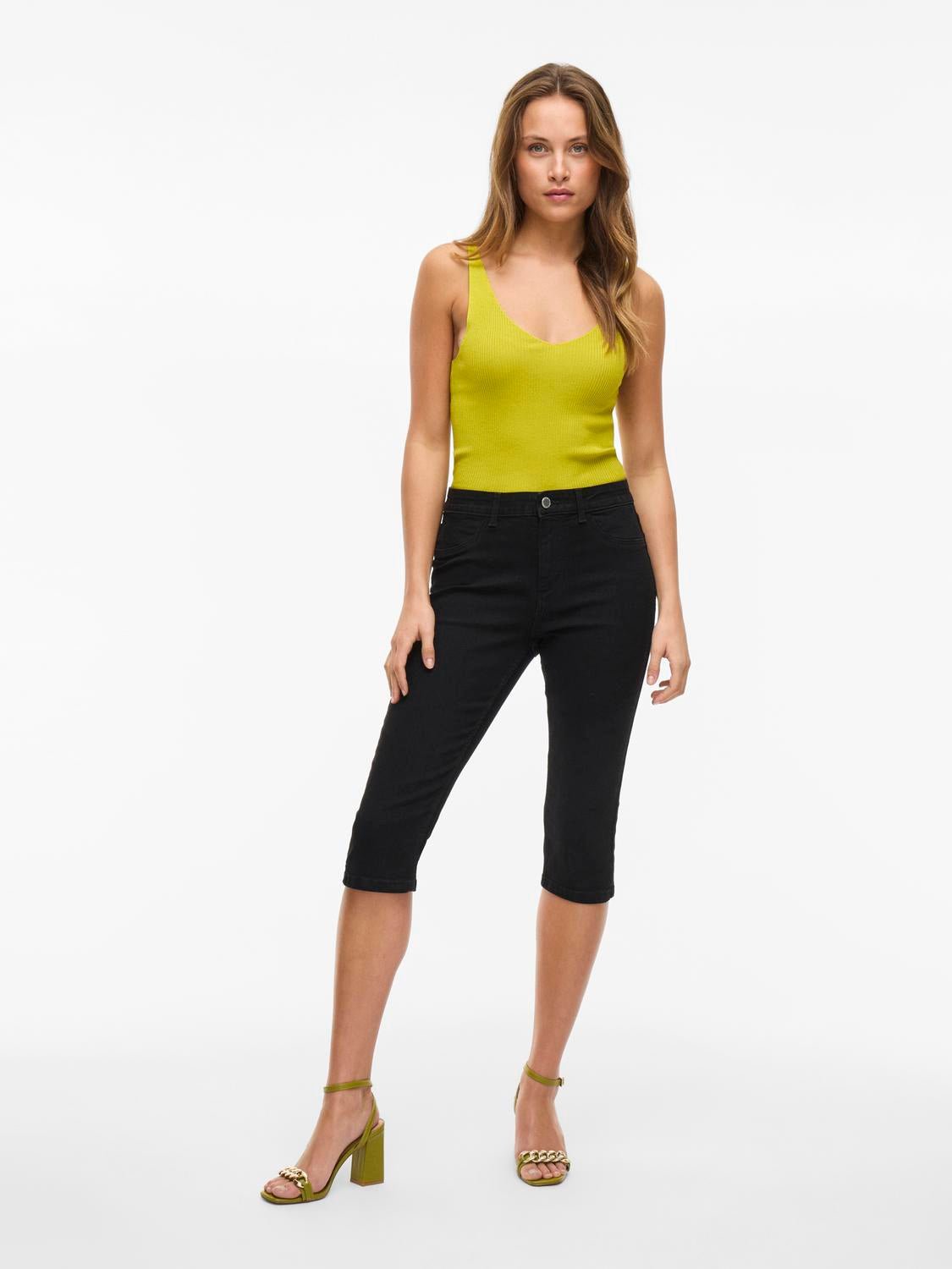 VIJEGGY Jeggings - Black Denim - VERO MODA & VILA Bergvik